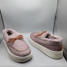 Skechers Cozy Ojai Moccasin Slippers Women's 7M Pink Mauve A223