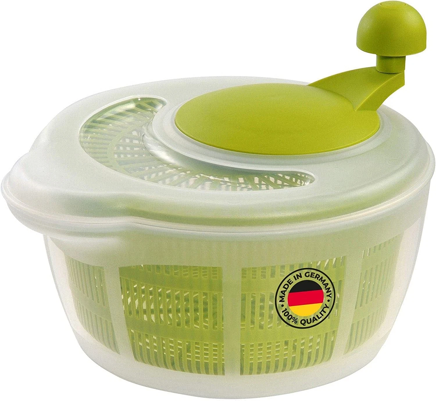 Germany Vegetable and Salad Spinner with Pouring Spout (Green/Clear)
Opens in a new window or tab