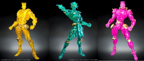 F JoJo's Bizarre Adventure Super Action Statue Figure Ver.CLEAR WF 3 set S.A.S