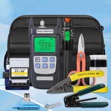 FTTH Fiber Optic Tool Kit, Fiber Optic Power Meter...