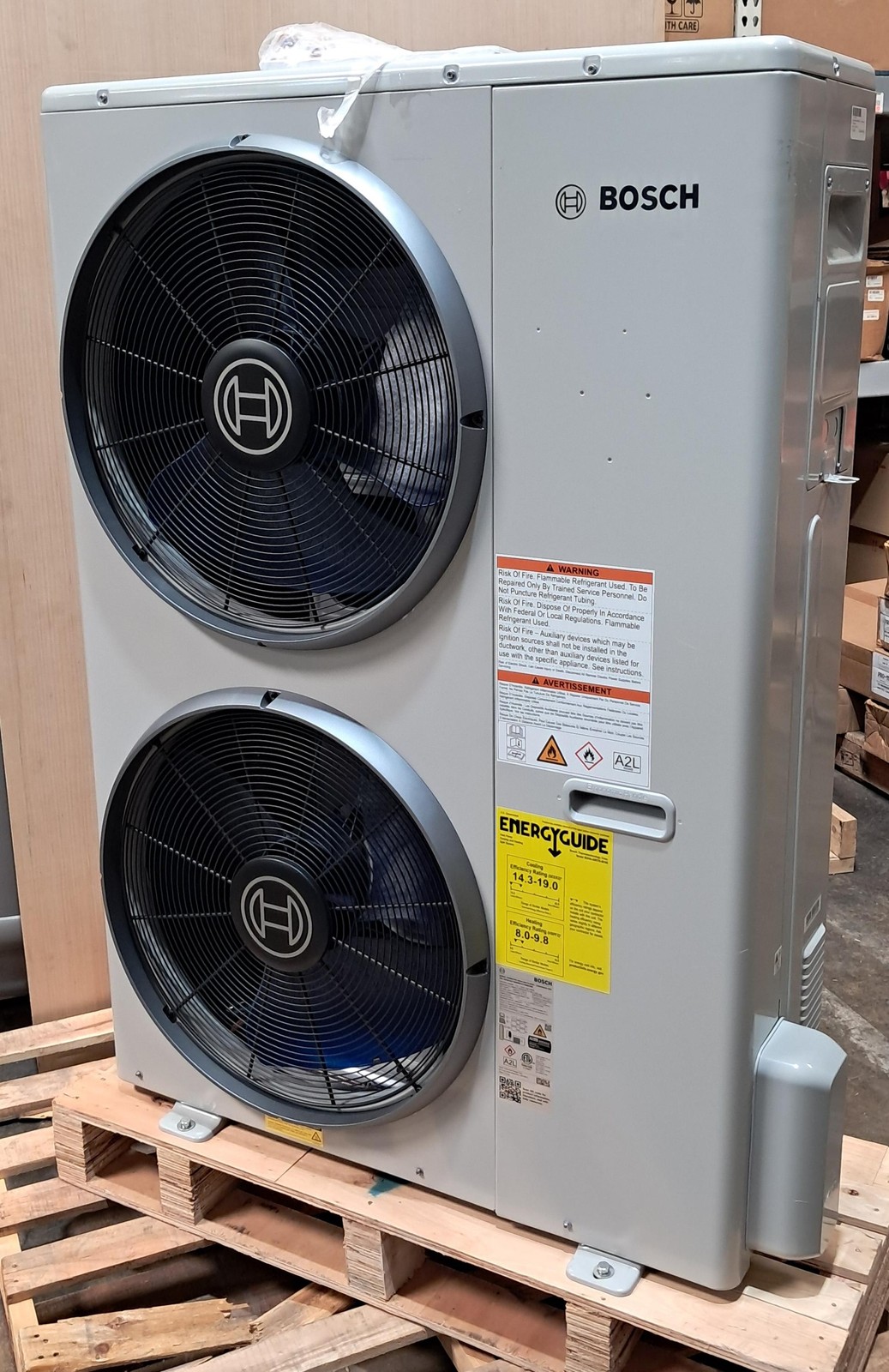 Bosch BOHA-60RTB-M18S IDS Edge 5-Ton 60,000 BTU R-454B SEER2 Heat Pump Condenser