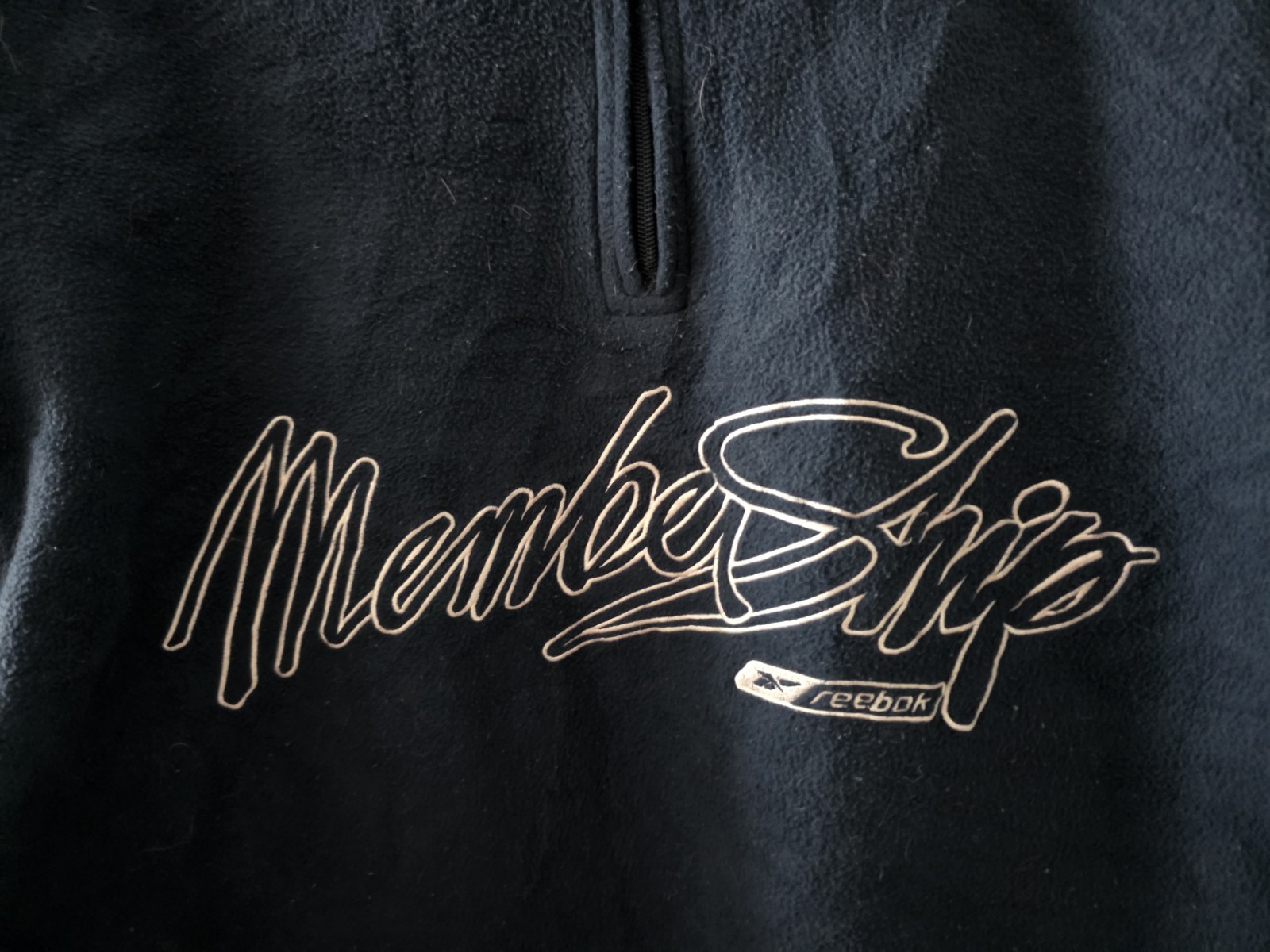 Reebok Men's Retro Member Ship Quarter-Zip Fleece - Size Medium image 2