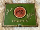 Lucky Strike Vintage Painted Cigarette Case Flat Fifties Tin, 4x6