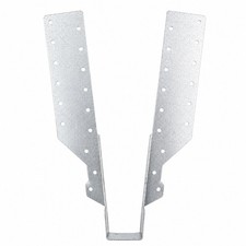Galvanised Timber Joist Hangers 275mm x 35mm Heavy Duty Brackets Pack 4
