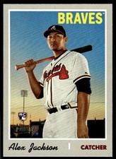 2019 Topps Heritage Alex Jackson Rookie Atlanta Braves #578