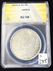 1899 Morgan Silver Dollar ANACS AU-58