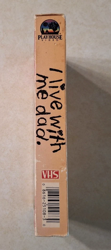 I Live With Me Dad VHS 1985 VERY RARE Australian TV Movie Peter Hehir NOT ON DVD Foto 4 de 4