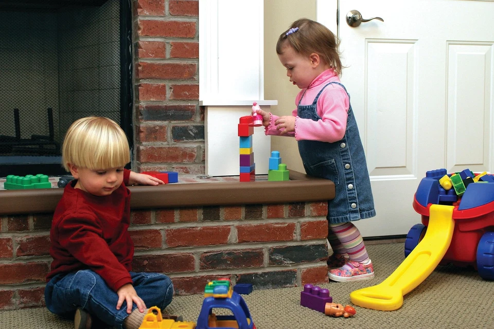 Kit de almohadillas para el hogar grandes KEPK - Chimenea a prueba de bebés - Chimenea con respaldo adhesivo... Foto 2 de 4