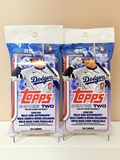2025 Topps Series 2 Sealed Fat Pack (2) Lot-36 Cards & Holo Foil Parallels