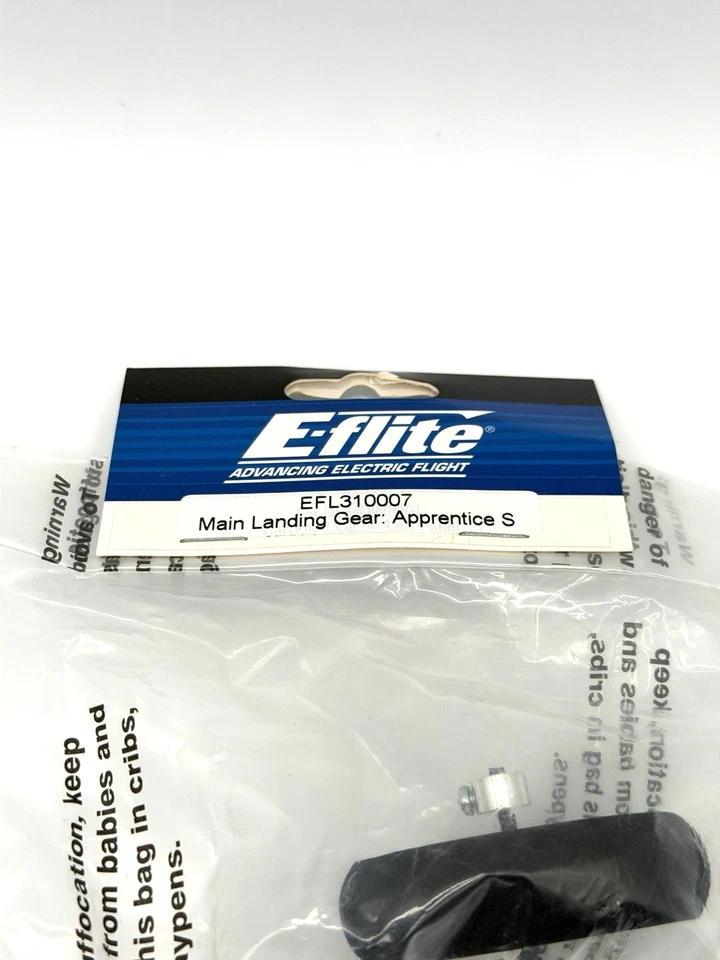 E-flite Main Landing Gear: Apprentice S Wheel Set (EFL310007) - Brand New - Image 2 of 4