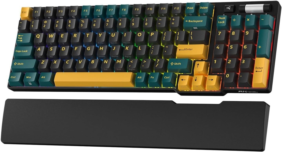 RK ROYAL KLUDGE RK96 RGB Limited Ed, 90% Linear Viridian Switch