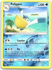 Pelipper 38/149 Uncommon SM Base Set Pokemon Reverse Holo Near Mint
