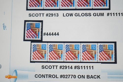 US COLLECTION OF COIL STAMPS MINT & USED STORED IN WHITE ACE ALBUM - Picture 13 of 24