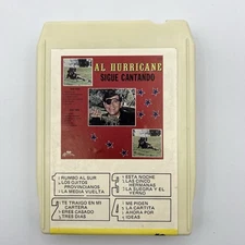 Al Hurricane - Sigue Cantando - Restored 8 Track Tape - New Pad and Splice