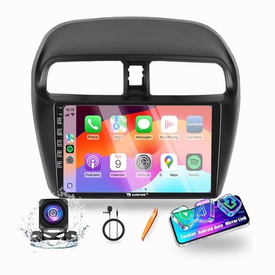 Kunfine For Mitsubishi Mirage 2012-2025 Car Carplay Android Auto Navigation