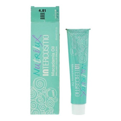 Intercosmo Nutrilux Macadamia Oil 4.81 WENGE Hair Colour 60ml For Women