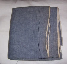 Antique Vintage Cotton Fabric Late 1800s Early 1900's Chambray 1 Yard