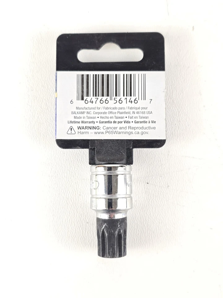 3/8" Drive x M14 Triple Square Spline Bit Socket Napa Carlyle - Image 3 of 3