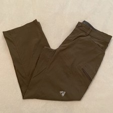 Eddie Bauer First Ascent Nylon Blend Brown Hiking Pants Men's 33x28