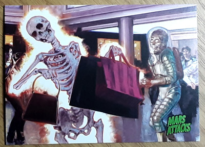 Mars Attacks 2013! Invasionskarte 34 SHOPPING FOR TERROR.