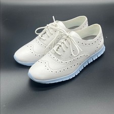 Cole Haan - ZEROGRAND WNGOX CLII - Color: Optic White/Oxford- Women's 5