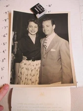 CBS TV radio show photo 1954 JACK Carson Show Doris Drew Tony Romano singers