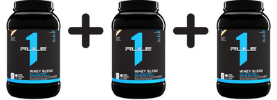 3 x Rule One R1 Whey Blend, Campfire S'mores - 905g (55,24 EUR/kg)