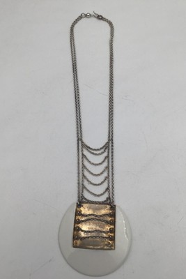 ANCIENNE MÉDAILLE RELIGIEUSE METAL ARGENTE XIXe JEANNE D'ARC + PAPE X