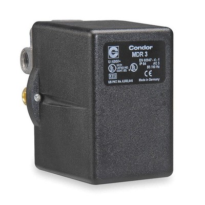 CONDOR USA, INC 31SGXEXX Pressure Switch, 3PST, 45-160 psi 3FWE5