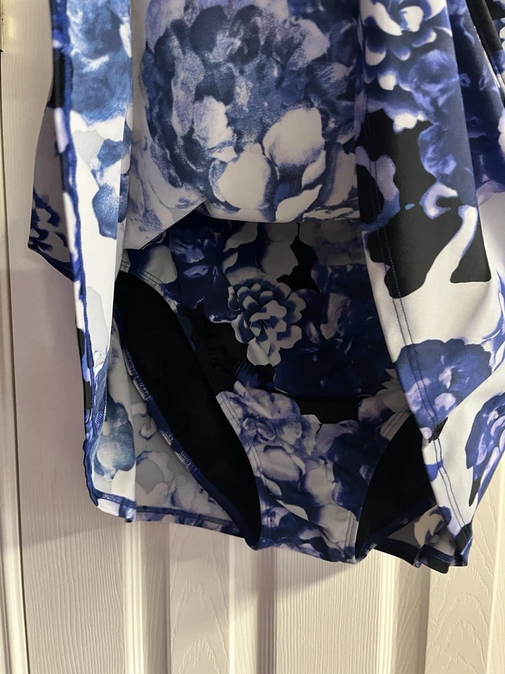 Vestido de baño Fabulous Shape FX estampado púrpura talla 20W Foto 4 de 4