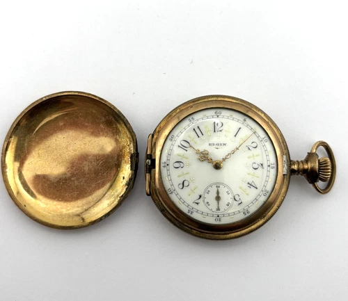 Elgin Antique Mechanical Pocket Watch 7J  6s  Gr.206   8786187 DOESN'T WORK
