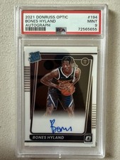 2021-22 Panini Donruss Optic Rated Rookie Bones Hyland #194 Signatures (AU, RC)