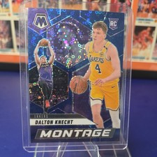 2024-25 Mosaic Fast Break Dalton Knecht #27 Montage Blue Disco 22/85