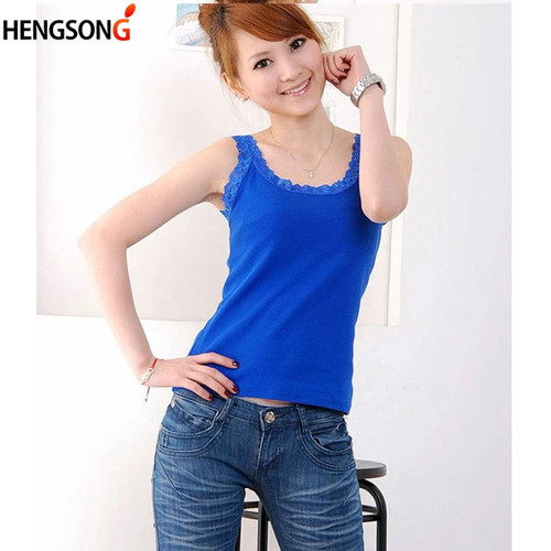 Camiseta sin mangas de verano 2025 para mujer Camiseta sin mangas de encaje Sexy Camiseta Chaleco Camiseta sin mangas - Imagen 3 de 31