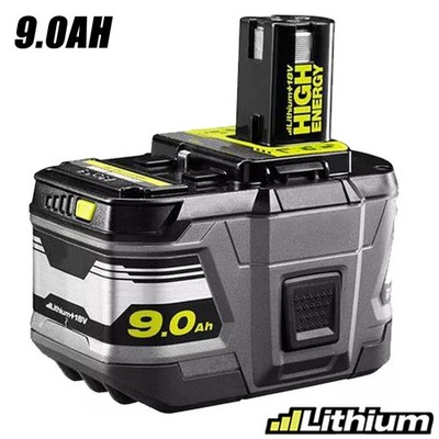 Neu 9.0AH 18V Akku für Ryobi One + Plus P108 Lithium RB18L50 RB18L40 P107 P102