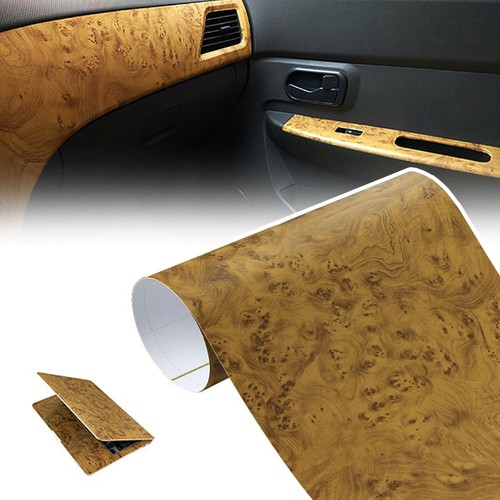 Hágalo usted mismo Madera Grano Texturizado Vinilo Envoltura Pegatinas Decoración Interior Coche Accesorios Mate - Imagen 6 de 15