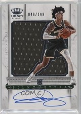 2017-18 Panini Crown Royale Rookie Silhouettes /199 DJ Wilson #201 Auto 18jt
