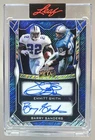 Emmitt Smith Barry Sanders 2026 Leaf Metal #DA-9 Shimmer Blue Dual Auto /4