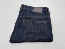 Buffalo David Bitton Driven-X Basic Straight Stretch Dark Blue Jeans 36x32
