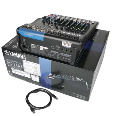 New Yamaha MG12XU 12 Channel Mixer With USB And Effects