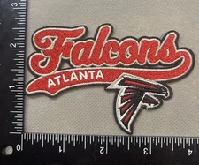 ATLANTA FALCONS IRON ON EMBROIDERED PATCH