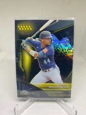 2026 Topps Chrome Black Julio Rodriguez Gold /50 and Base #7 (2)