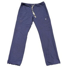 Figs Scrub Pants Mens L Navy Blue Technical Collection Cargo TM3001 Workwear