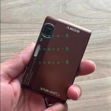 SONY Cyber Shot DSC-T77 10.1MP CCD Vintage Digital Camera Brown 90 New