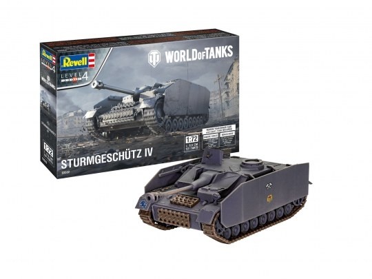 Maquette Tank Sturmgeschütz IV Revell World of Tanks à monter échelle 1/35