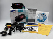 Samsung Memory Cam SMX-C20RN NTSC Digital Camcorder w/Accessories Tested Working