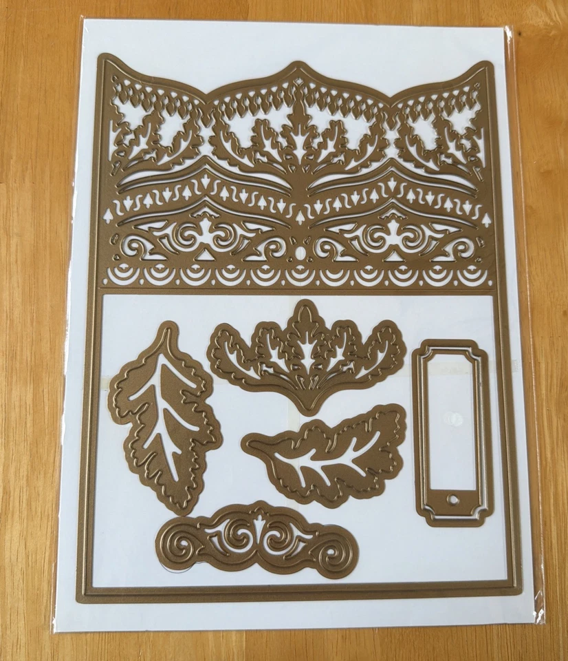 ANNA GRIFFIN Chaqueta Tarjeta Troqueles Celebraciones Pastel Damasco Cumpleaños Boda En Niveles Foto 3 de 4