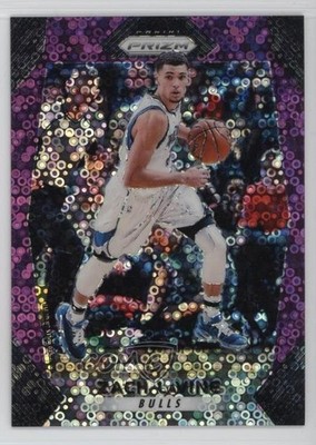 2017-18 Panini Prizm Fast Break Purple Prizm 39/75 Zach LaVine #244 0vj4