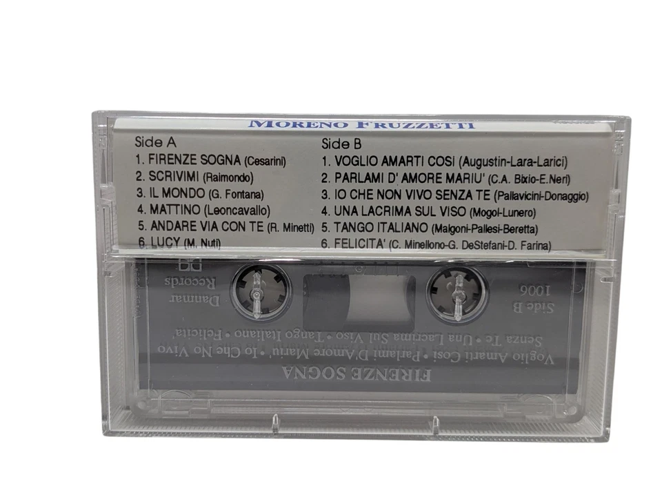 Moreno Fruzzetti - Firenze Sogana (Cassette) Vintage-RARE - Image 3 of 4