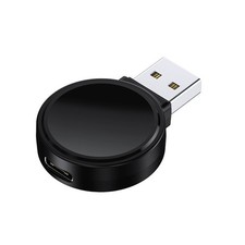 1Pc Black Wireless USB Type-C Charging Dock For Apple Watch 8 7 6 5 4 3 2 1